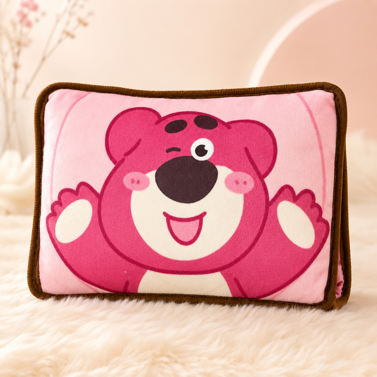 Hello Lotso Bantal Penghangat Lucu Karakter Toy Story Pixar Beruang - PEYUKK.ID