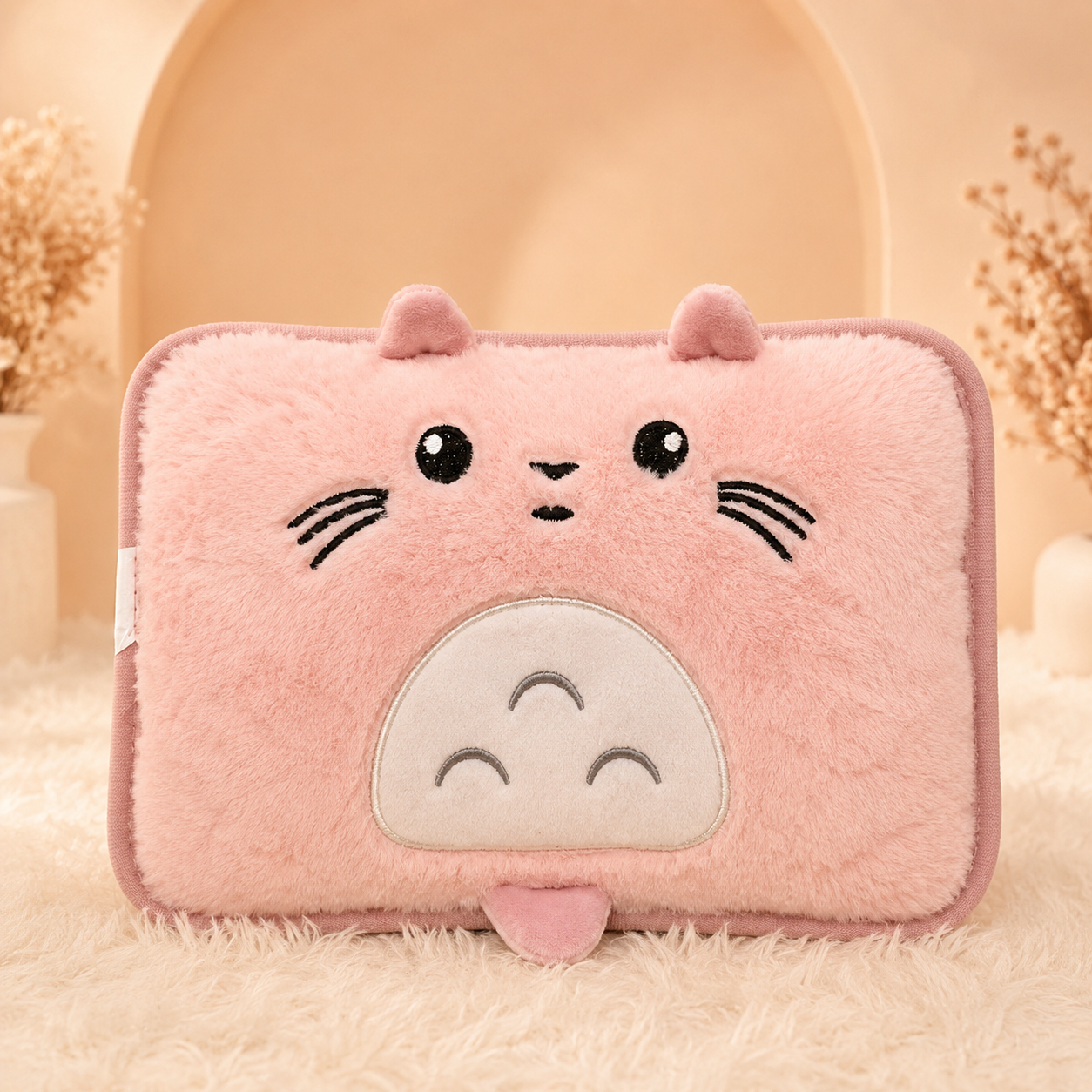 Pinky Bunny Bantal Penghangat Lucu Karakter Kelinci Pink Pastel - PEYUKK.ID