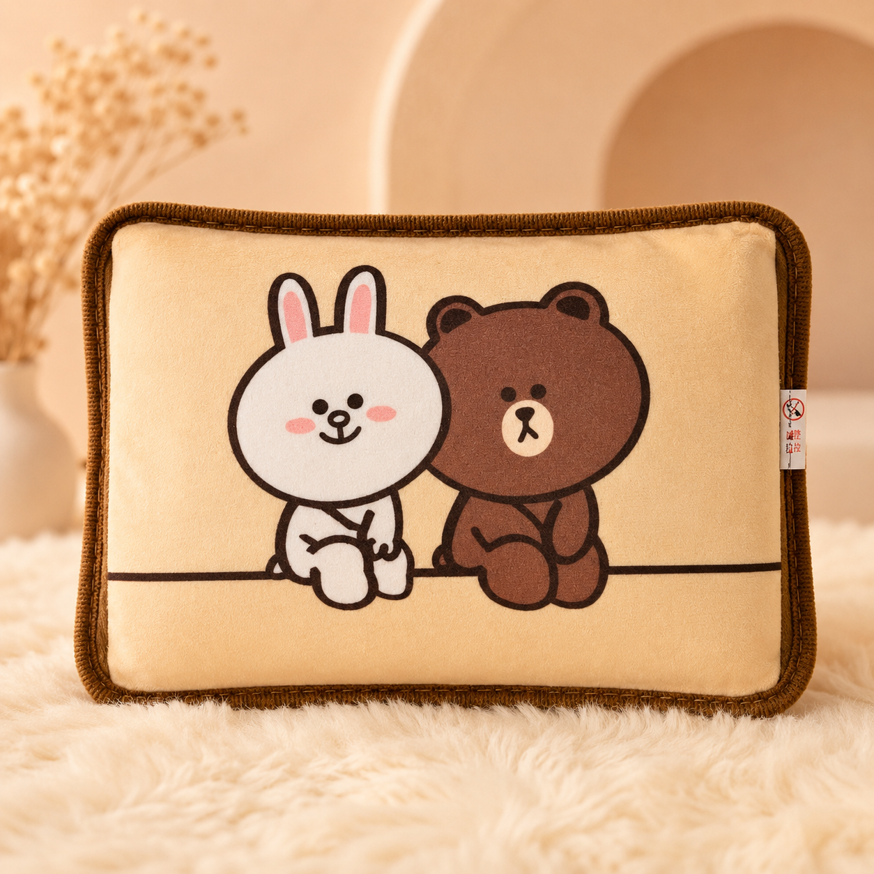 Bunny Bear Bantal Penghangat Lucu Karakter Kelinci dan Beruang - PEYUKK.ID