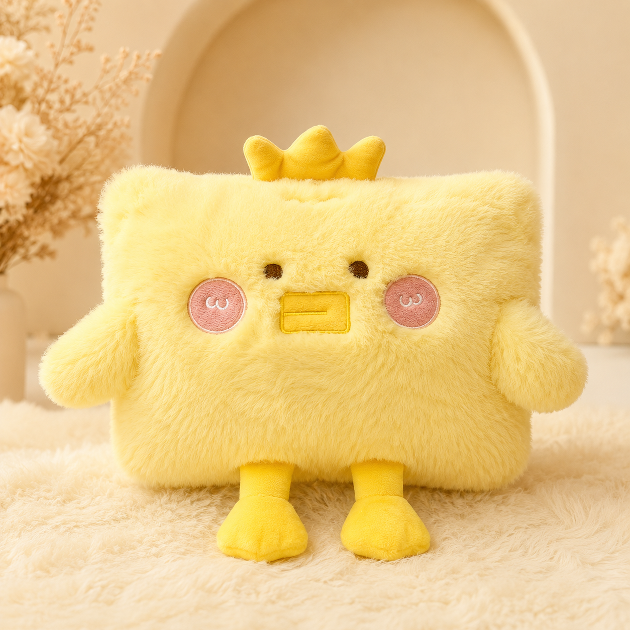Yellow Duck Bantal Penghangat Lucu Karakter Bebek Kuning Cute - PEYUKK.ID