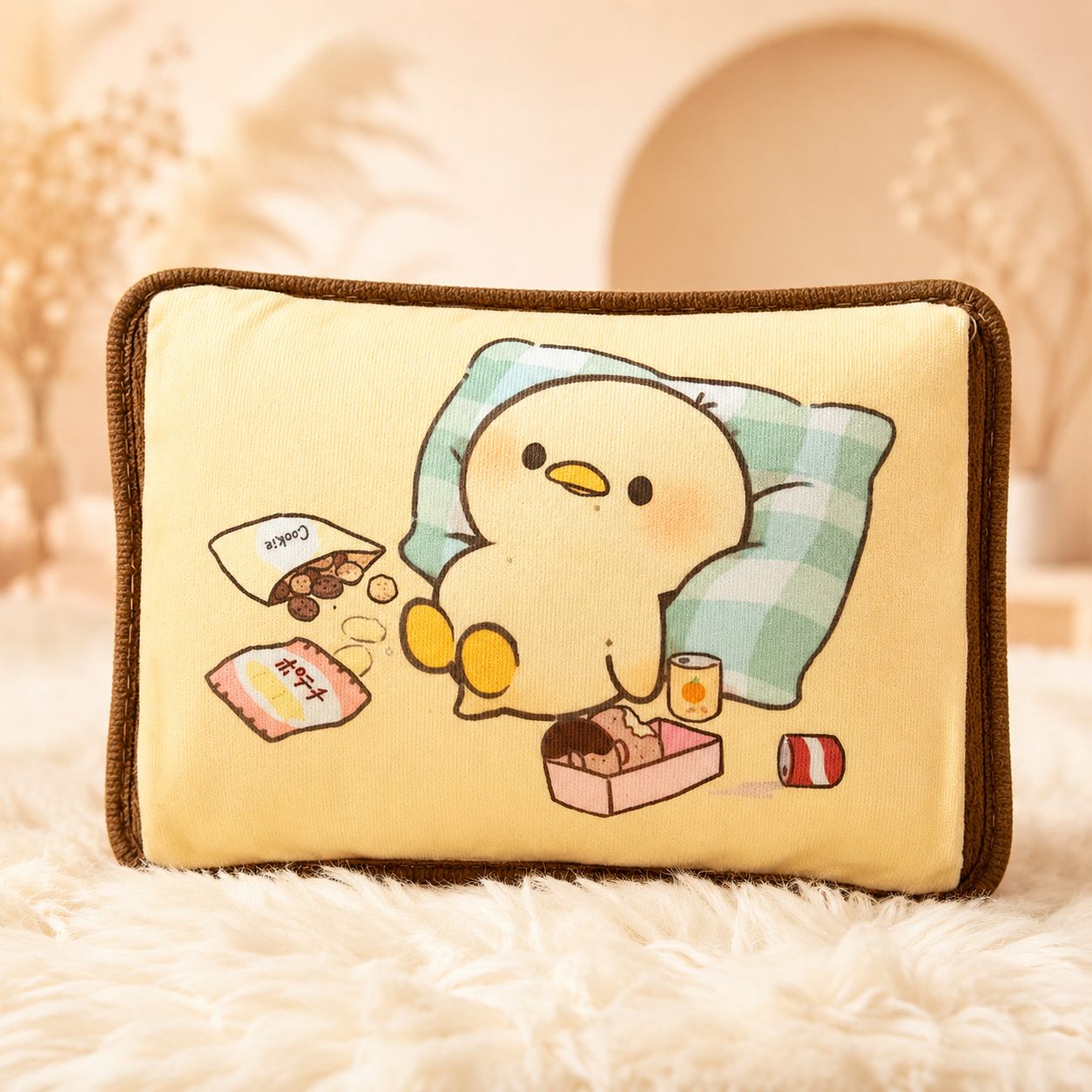 Little Duck Bantal Penghangat Lucu Karakter Bebek Kecil Cute - PEYUKK.ID